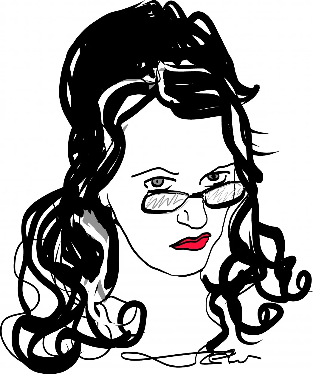 J McLaughlin: portrait by Freyja Zazu