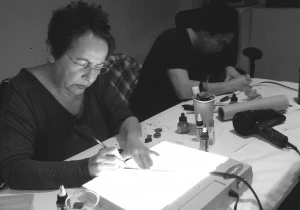 Participants will learn to draw and paint on film. photo provided.